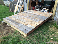 Comment construire une rampe en bois - Fabriquer une rampe d'abri de jardin - Plan de rampe d'accès