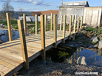 Pont en bois pas cher - Plan de pont Japonais - Pont bassin d'eau - Plans de pont de jardin