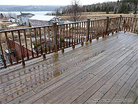 Platelage d'une terrasse - Faire le plancher d'un patio